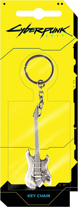 Cyberpunk 2077 Guitar Keychain