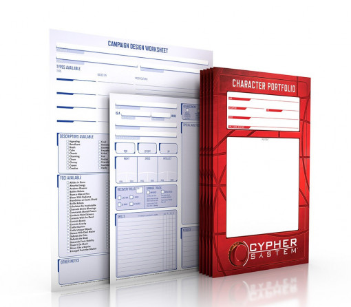 Cypher System: Character Portfolio (Bundle)