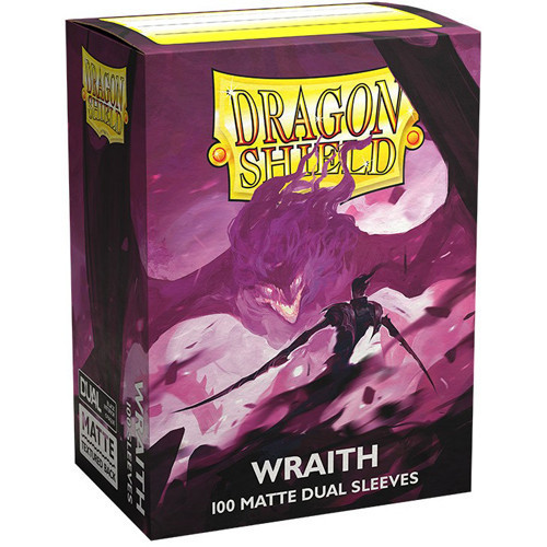 Dragon Shield 100 Matte Dual Sleeves - Wraith