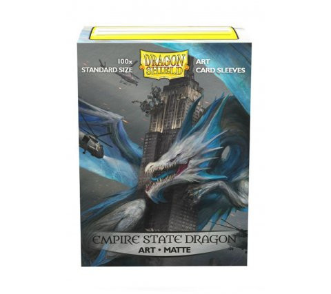 Dragon Shield 100 Standard Size Art Card Sleeves - Empire State Dragon - Matte