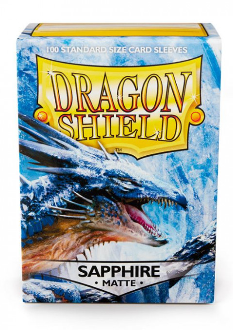 Dragon Shield 100 Standard Size Matte Card Sleeves - Sapphire