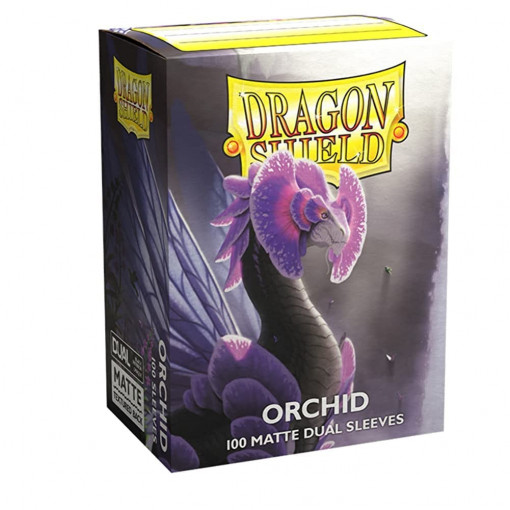 Dragon Shield 100 Standard Size Matte Dual Sleeves - Orchid
