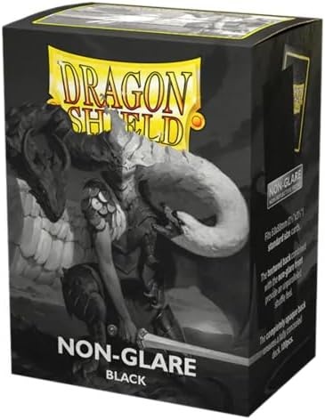 Dragon Shield Sleeves - Matte Non-Glare Standard size - Black V2