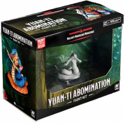 Dungeons & Dragons Nolzur's Marvelous Miniatures - Yuan-ti Abomination - Paint Kit