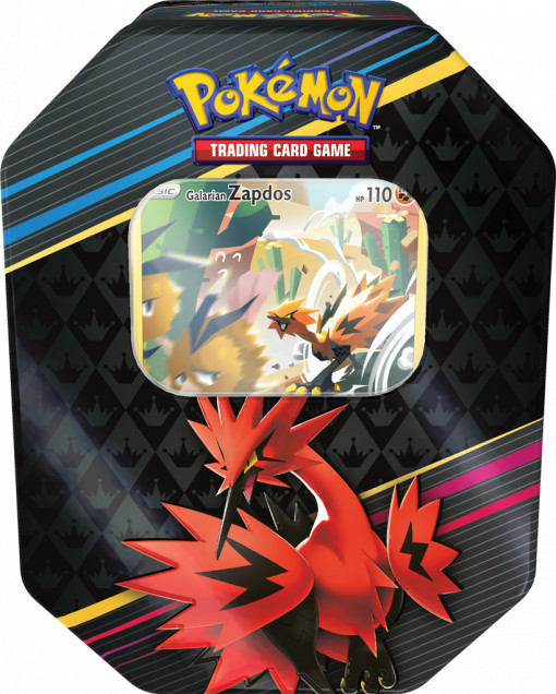 Pokemon Sword & Shield 12.5 Crown Zenith Special Art Tin Zapdos