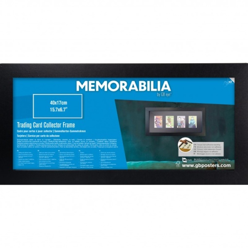 Trading Card Collector Frame 4 position Black (40 x17cm)