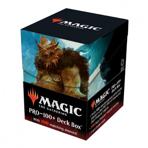 Ultra Pro MTG PRO-100+ Deck Box with 100 sleeves - Adventures in the Forgotten Vrondiss, Rage of Ancients