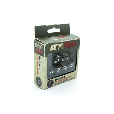 Achtung! Cthulhu 2d20: Blauer Kristall Dice Set