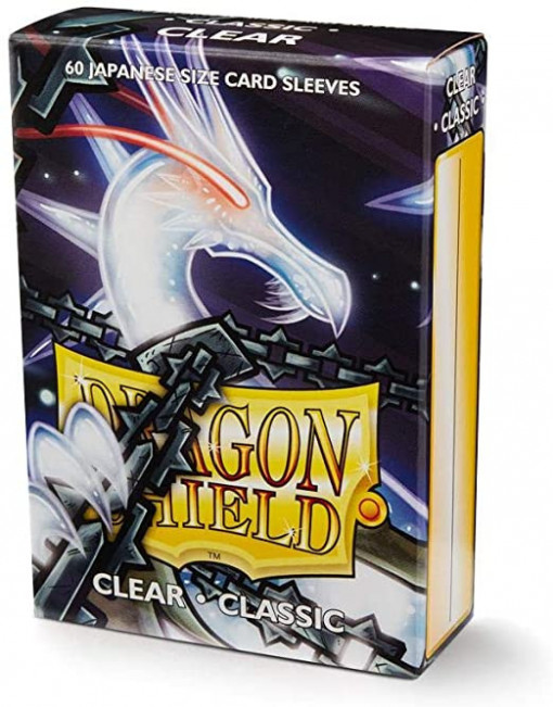 Dragon Shield 60 Japanese Sized Card Sleeves - Classic Clear