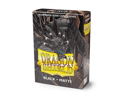 Dragon Shield 60 Japanese Sized Card Sleeves - Matte Black