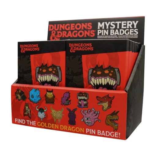 Dungeons & Dragons: 50th Anniversary Mystery Pin Display