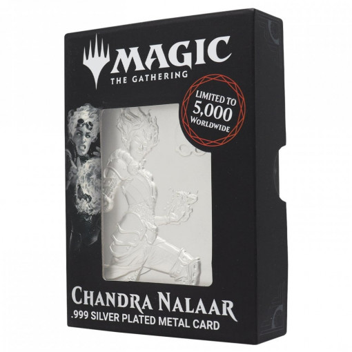 Magic The Gathering Chandra Nalaar .999 Silver Plated Card