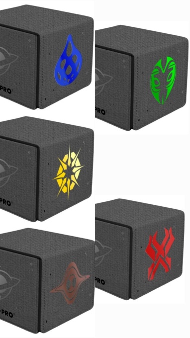 Magic The Gathering: Edge of Eternities - Premium Alcove Edge Deck Box with Interior Printing - Complete Set