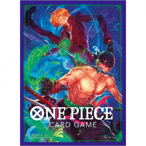 One Piece Card Game - Official Sleeve 5 - Zoro & Sanji sleeves