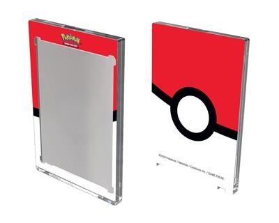 UP - Single 35 Pt ONE-TOUCH Edge - Poké Ball Printed Magnetic Card Holder for Pokémon