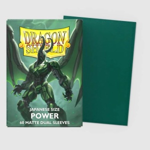 Dragon Shield: Japanese Size - Matte Metallic Dual Sleeves - Power (59x86mm)