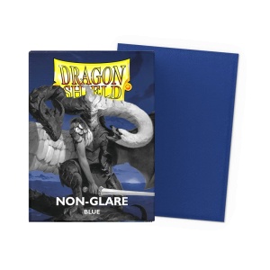 Dragon Shield Matte Non-Glare Sleeves - Blue (100 Sleeves) - Img 2