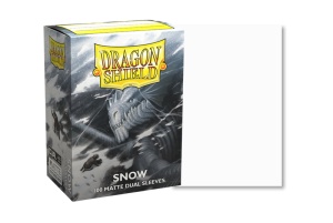 Dragon Shield: Standard Size Matte Dual Sleeves - Snow