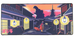 Godzilla Mousepad "Japanese Godzilla Skyline"