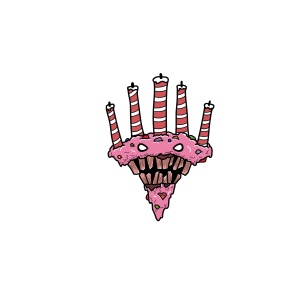 Magic: The Gathering - Devouring Sugarmaw Planeswalker Symbol Pin - Img 2