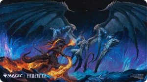 Ultra PRO Artwork Playmats: Magic the Gathering - Bahamut & Ifrit Holofoil