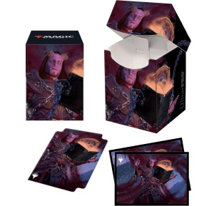 Ultra Pro MTG PRO-100+ Deck Box with 100 sleeves V3 Prosper, Tome-Bound Showcase