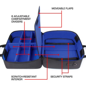 USA GEAR: S23 Adjustable Case - Compatible with Playstation 5 (Blue) - Img 2