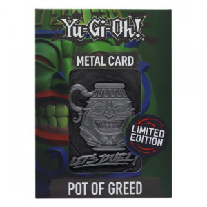 Yu-Gi-Oh! Limited Edition Metal Card - Pot of Greed