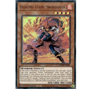 Fighting Flame Swordsman
