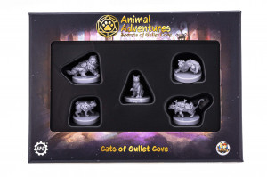 Animal Adventures: Secrets of Gullet Cove - Cats of Gullet Cove Miniature Set