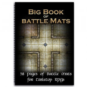 Big Book of Battle Mats - 58 Pages of Battle Mats for Tabletop RPGs
