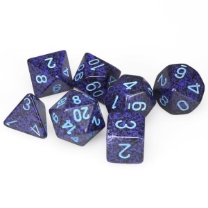 Chessex: Speckled Cobalt Polyhedral 7-Dice Set - Img 2