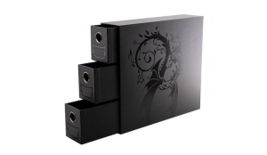 Dragon Shield: Fortress Vertical Card Drawers - 3 XL - Black