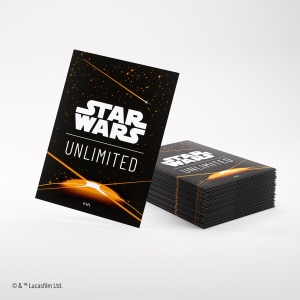 Gamegenic - Star Wars: Unlimited Art Sleeves - Card Back Orange - Img 1