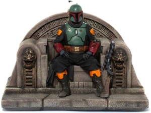Iron Studios: Star Wars: The Mandalorian - Boba Fett on Throne Scale 1/10 Statue