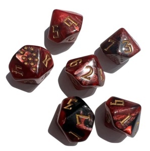 Kult: Divinity Lost - Inferno Dice Set - Img 2