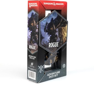 Sirius Dice x Dungeons & Dragons: Adventure Dice - Rogue (Black)