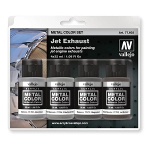 Vallejo: Metal Color Set - Jet Exhaust