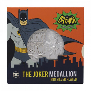 Batman: The Joker .999 Silver Plated Medallion