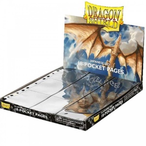 Dragon Shield: Japanese Size 18-Pocket Pages Display (50 Pages)