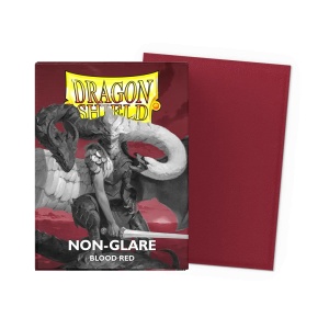 Dragon Shield: Standard Size Matte Non-Glare Sleeves - Blood Red - Img 2