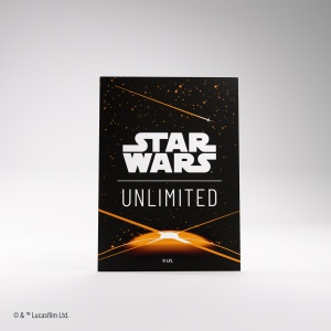 Gamegenic - Star Wars: Unlimited Art Sleeves - Card Back Orange - Img 2