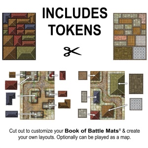 Giant Book of Battle Mats - Streets, Sewers & Cemeteries - Img 3
