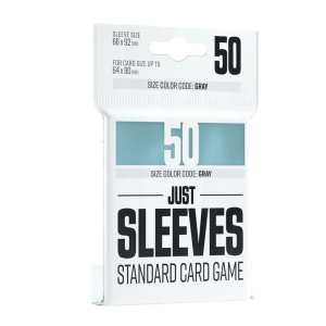 Just Sleeves: Standard Size (Clear) (66x92mm)