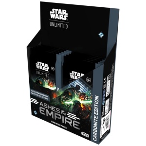 Star Wars: Unlimited: Ashes of the Empire - Carbonite Booster Display (12 Boosters)