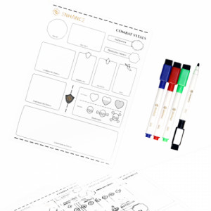 Tabletop Acrylic Character Sheet Set