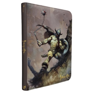 Ultra PRO: 9-Pocket Zippered Premium PRO-Binder - Frank Frazetta - "Warrior with Ball and Chain"