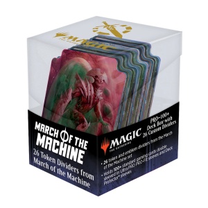 Ultra Pro: Magic the Gathering - March of the Machine: Deck Box with Token Dividers