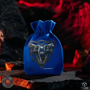 Anne Stokes Dice Pouch: Wolf Trio - Img 2