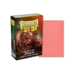Dragon Shield: Japanese Size - Matte Dual Sleeves - Peach (59x86mm)